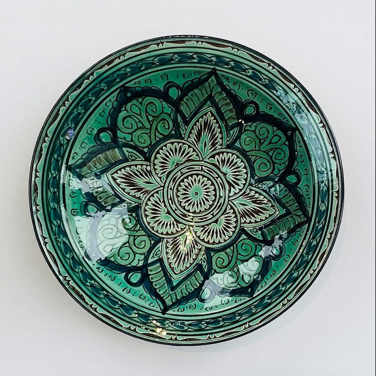 Ceramic Plate - Green