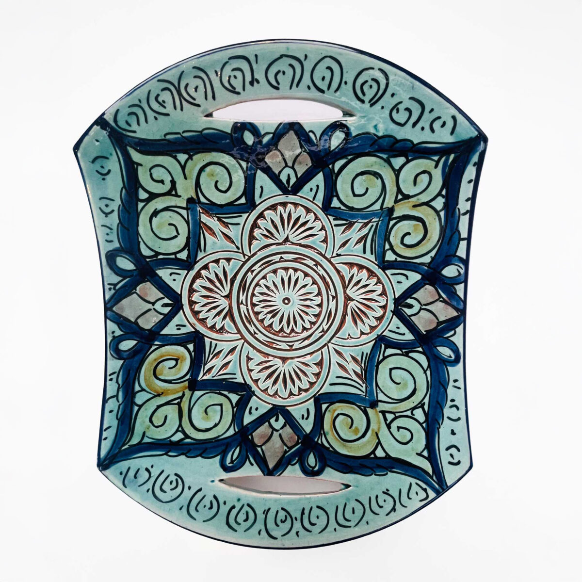 Ceramic Serving Tray - Light Blue