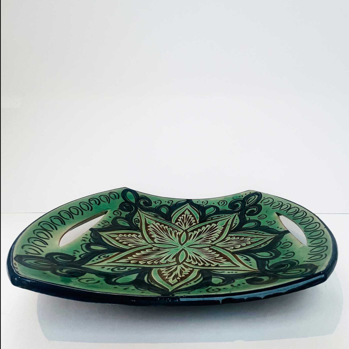 Ceramic Serving Tray - Green - Image 2