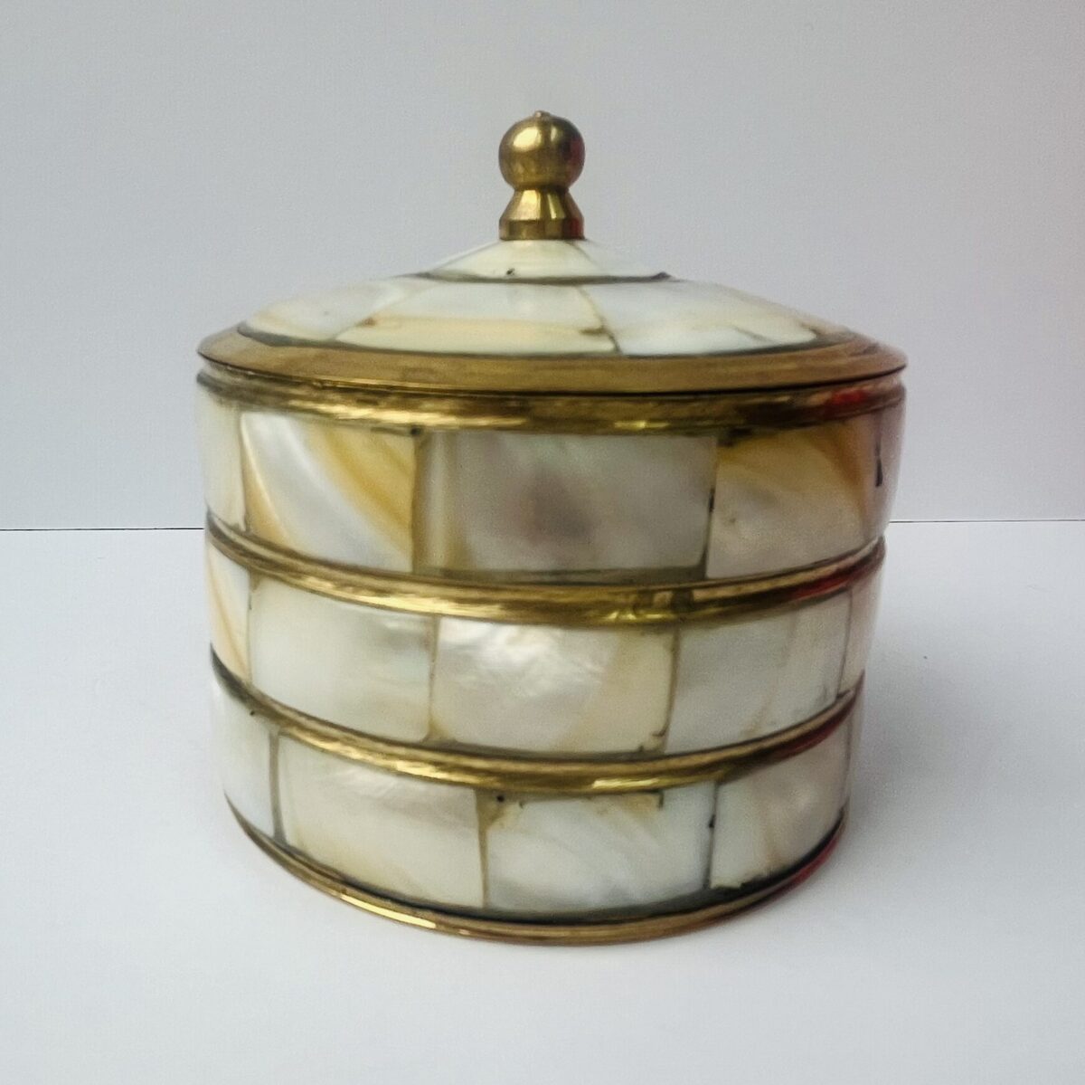 Brass inlay Trinket Pot from Marrakech Living