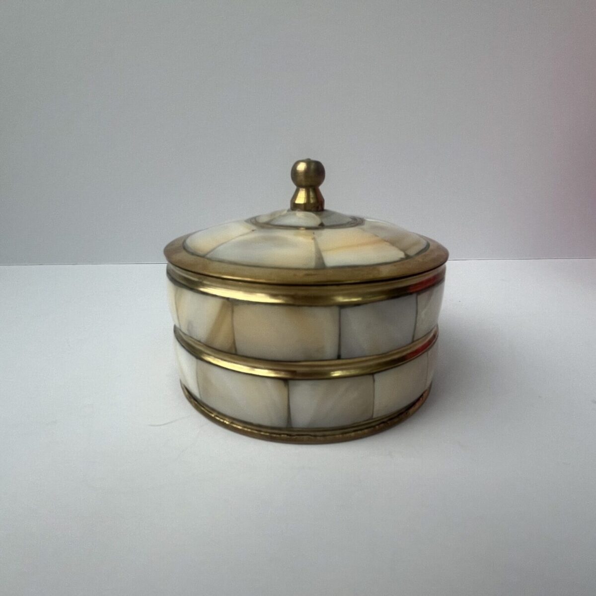 Brass inlay Trinket Pot from Marrakech Living