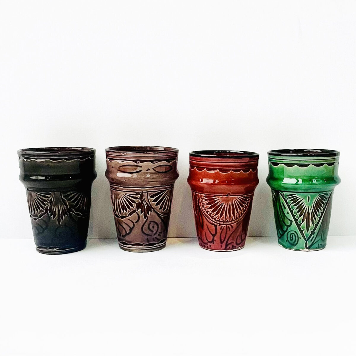 Ceramic Tumblers - Set of 4